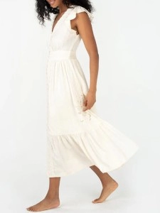 2023 Women's Vacation White Dress