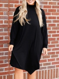 Black loose fitting dress