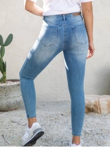 Blue Fashion 9-point Pants