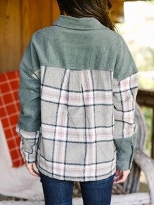 Green Plaid Shacket