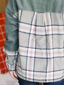 Green Plaid Shacket