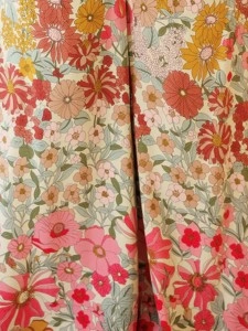 FLOWER PATTERN LOOSE WIDE LEG PANTS