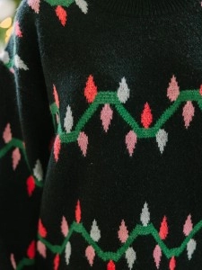 Holiday Christmas Lights Sweater