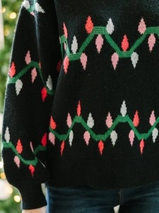 Holiday Christmas Lights Sweater