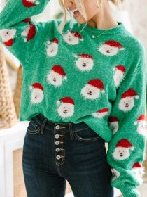 Green Santa Sweater