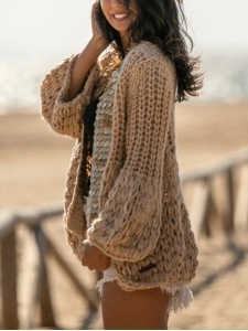 large sequins Knitted cardigan