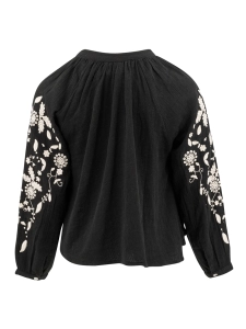 long sleeve embroidered shirt