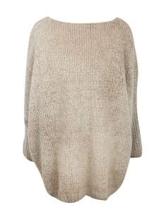 Loose casual V-neck sweater