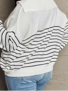 Striped Oversized Knit Top