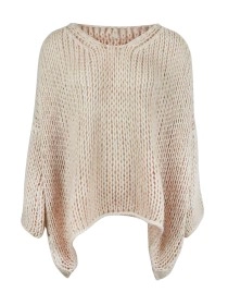 V-neck knitted sweater