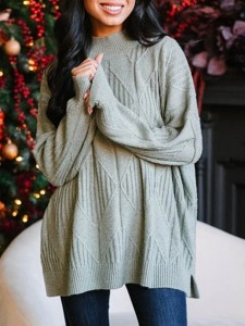 Light Olive Green Sweater