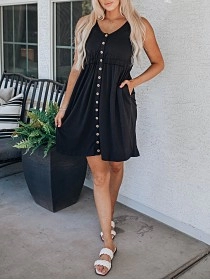 Women Casual Elegant Tank Top Dress