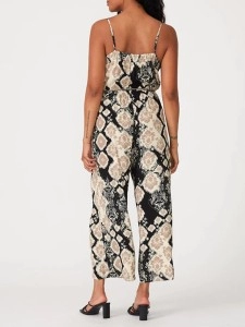 Women's Bohemian V-neck jumpsuit