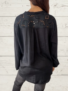 Women's Casual Elegant Lace Top Shirts