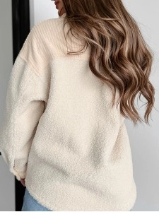 Women's Casual Elegant Plush Jacket Coat