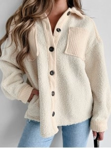 Women's Casual Elegant Plush Jacket Coat