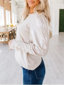 Women's Casual Elegant Top Long Sleeves T-Shirts