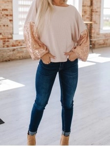 Women's Casual Elegant Top Long Sleeves T-Shirts