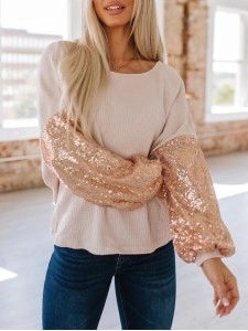 Women's Casual Elegant Top Long Sleeves T-Shirts