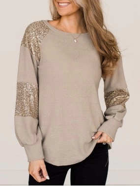 Women's Casual Elegant Top Long Sleeves T-Shirts