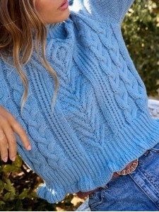 Women's Casual Knitted Sweater Top