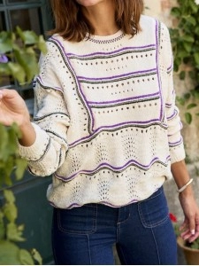 Women's Casual Knitted Sweater Top Coat