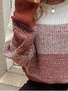 Women's Casual Knitted Sweater Top Coat