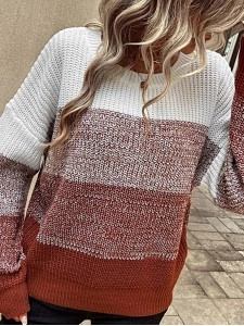 Women's Casual Knitted Sweater Top Coat