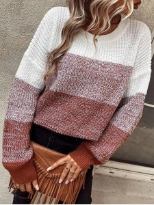 Women's Casual Knitted Sweater Top Coat