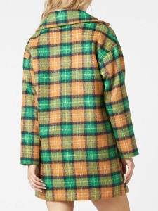 Women's casual plaid  jacket