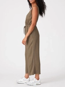 Women's casual V-neck jumpsuit