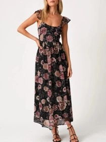 Women's dress casual print