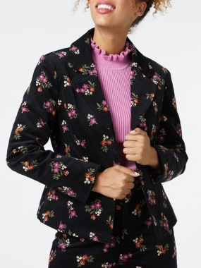 Women's floral casual jacket