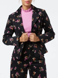 Women's floral casual jacket