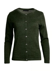 Women's green knitted sweater