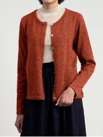 Women's mocha brown knitted sweater